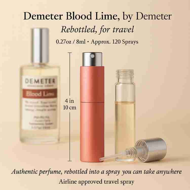 Demeter Blood Lime Cologne by Demeter Cologne 0.27 Oz Travel Spray