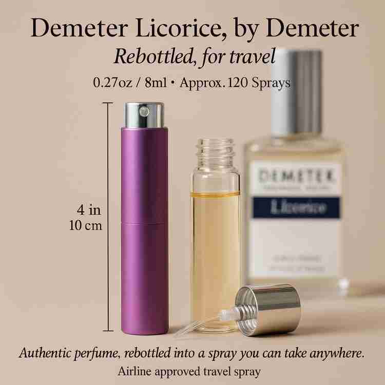 Demeter Licorice Perfume by Demeter Perfume 0.27 Oz Travel Spray