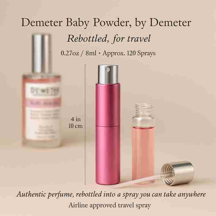 Demeter Baby Powder Perfume by Demeter Perfume 0.27 Oz Travel Spray