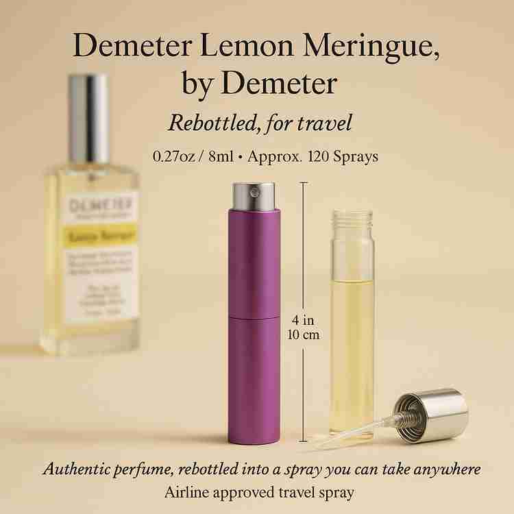 Demeter Lemon Meringue Perfume by Demeter Perfume 0.27 Oz Travel Spray