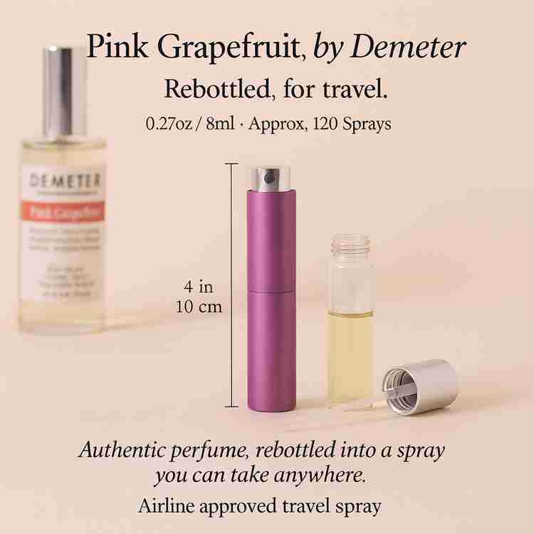Demeter Pink Grapefruit Perfume by Demeter Perfume 0.27 Oz Travel Spray