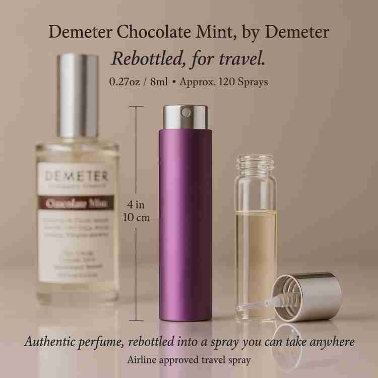 Demeter Chocolate Mint Perfume by Demeter Perfume 0.27 Oz Travel Spray