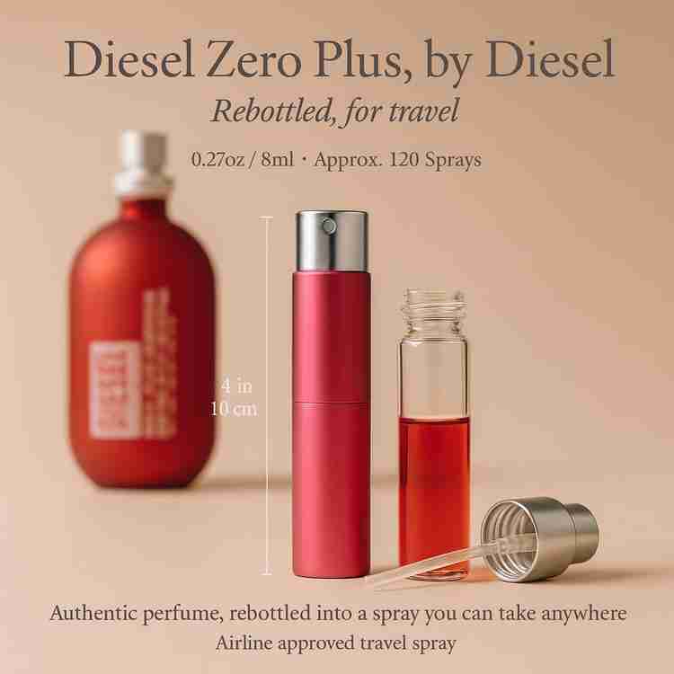 Diesel Zero Plus Cologne by Diesel Cologne 0.27 Oz Travel Spray