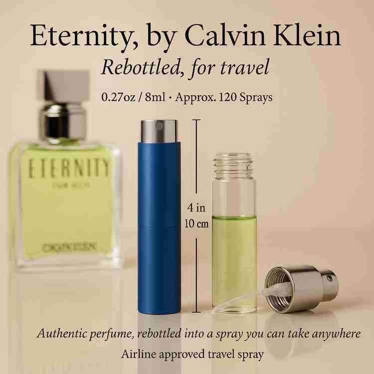 Eternity Cologne by Calvin Klein Cologne 0.27 Oz Travel Spray