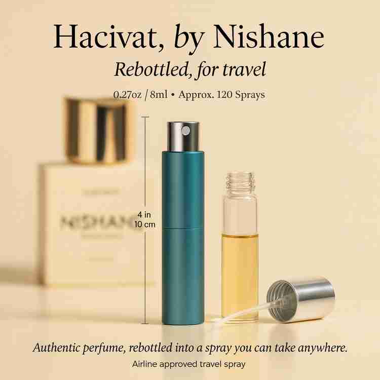 Hacivat Perfume by Nishane Perfume 0.27 Oz Travel Spray
