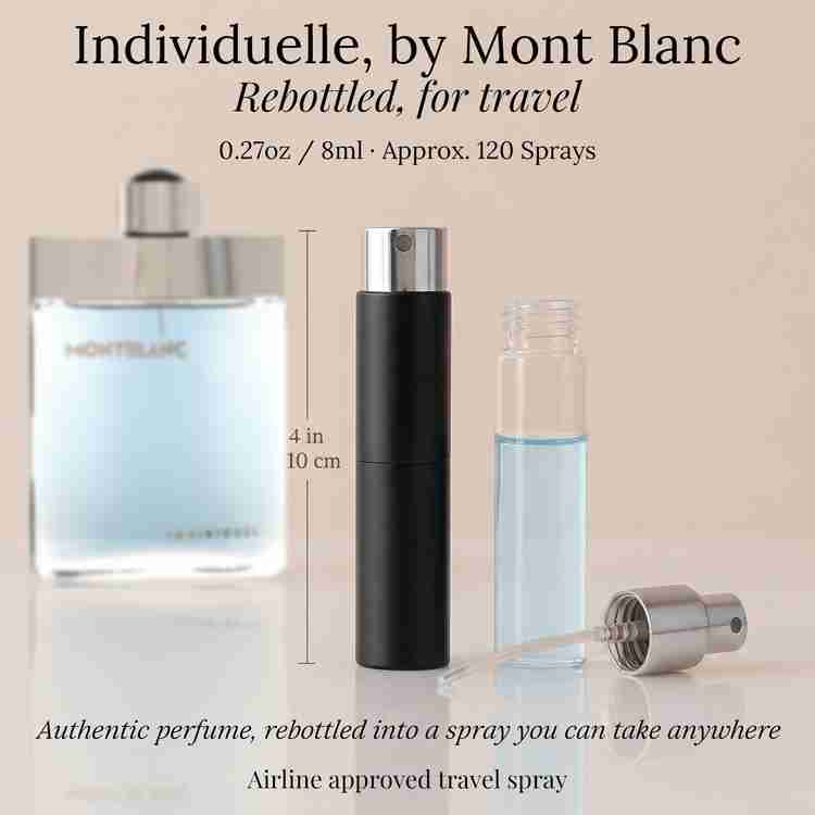 Individuelle Cologne by Mont Blanc Cologne 0.27 Oz Travel Spray