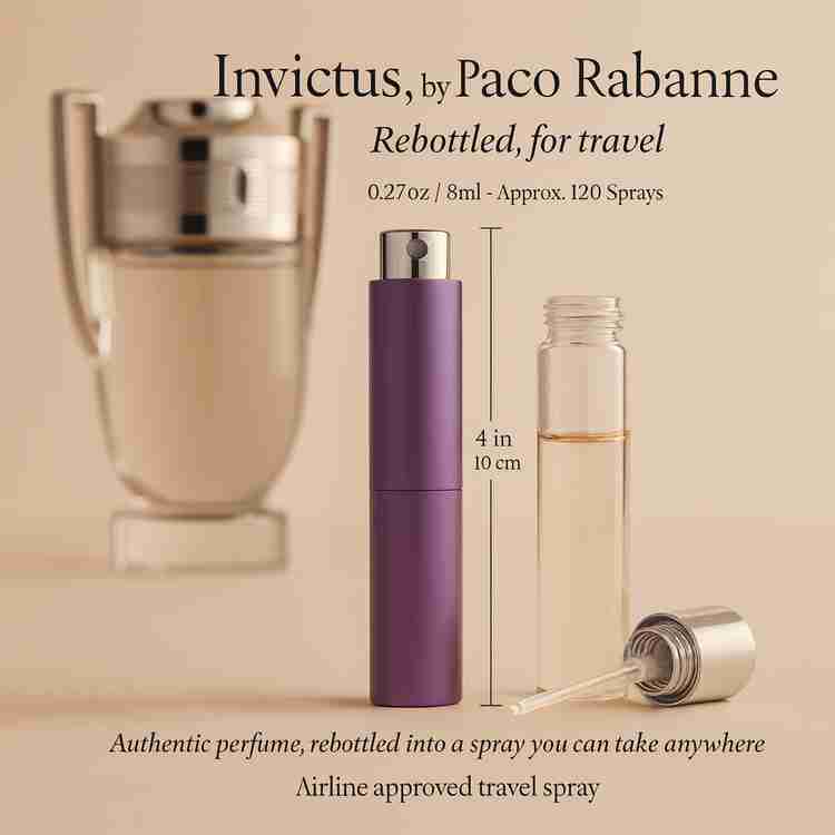 Invictus Cologne by Paco Rabanne Cologne 0.27 Oz Travel Spray