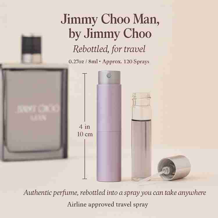 Jimmy Choo Man Cologne by Jimmy Choo Cologne 0.27 Oz Travel Spray