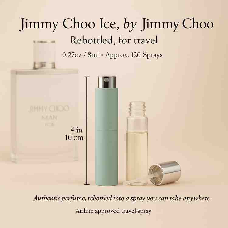 Jimmy Choo Ice Cologne by Jimmy Choo Cologne 0.27 Oz Travel Spray