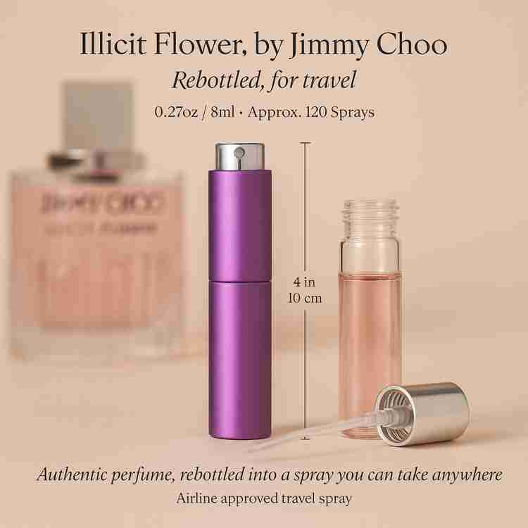 Jimmy Choo Illicit Flower Perfume by Jimmy Choo Perfume 0.27 Oz Travel Spray