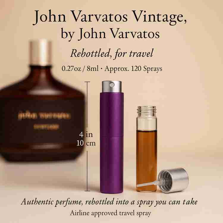 John Varvatos Vintage Cologne by John Varvatos Cologne 0.27 Oz Travel Spray
