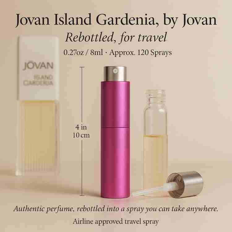 Jovan Island Gardenia Perfume by Jovan Perfume 0.27 Oz Travel Spray
