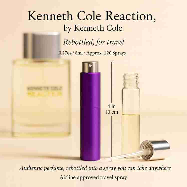 Kenneth Cole Reaction Cologne by Kenneth Cole Cologne 0.27 Oz Travel Spray