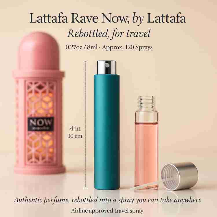Lattafa Rave Now Perfume by Lattafa Perfume 0.27 Oz Travel Spray