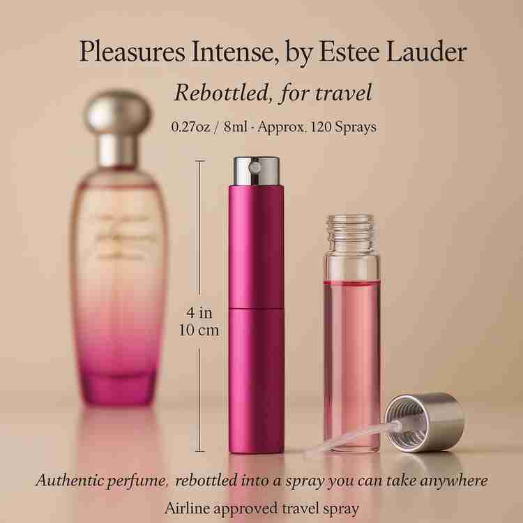 Pleasures Intense Perfume by Estee Lauder Perfume 0.27 Oz Travel Spray