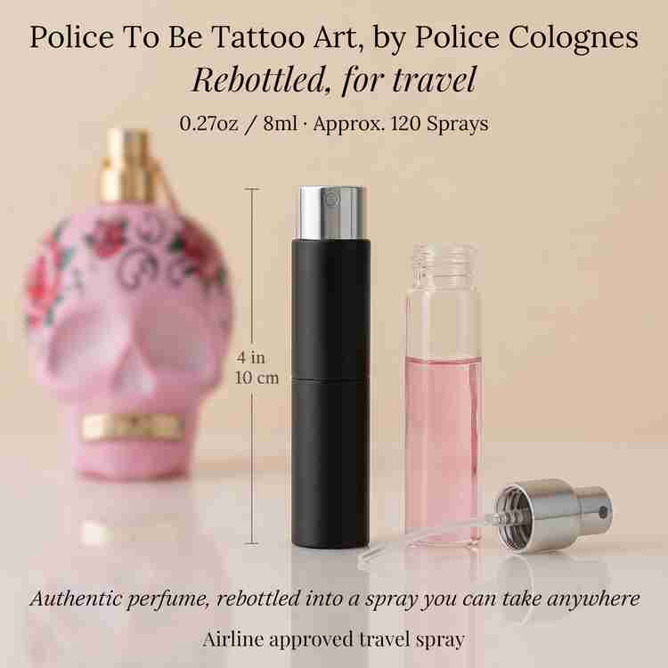 Police To Be Tattoo Art Perfume by Police Colognes Perfume 0.27 Oz Travel Spray