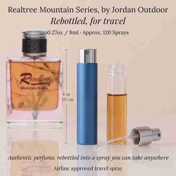 Realtree Mountain Series Perfume by Jordan Outdoor Perfume 0.27 Oz Travel Spray
