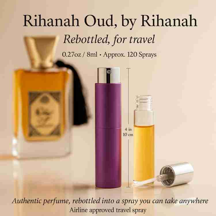 Rihanah Oud Perfume by Rihanah Perfume 0.27 Oz Travel Spray