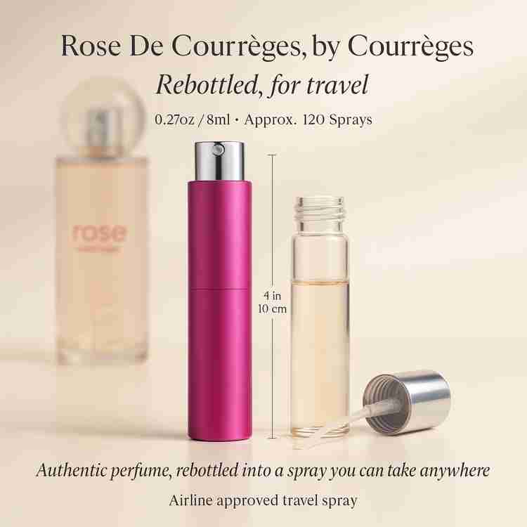 Rose De Courreges Perfume by Courreges Perfume 0.27 Oz Travel Spray