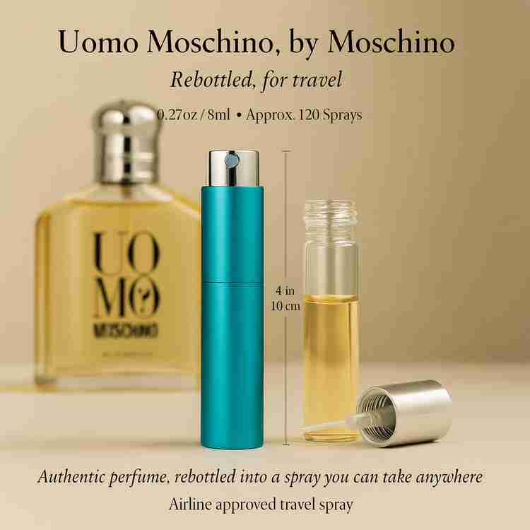 Uomo Moschino Cologne by Moschino Cologne 0.27 Oz Travel Spray