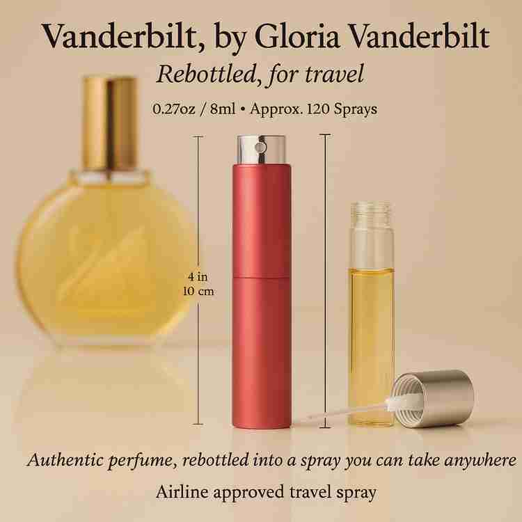 Vanderbilt Perfume by Gloria Vanderbilt Perfume 0.27 Oz Travel Spray