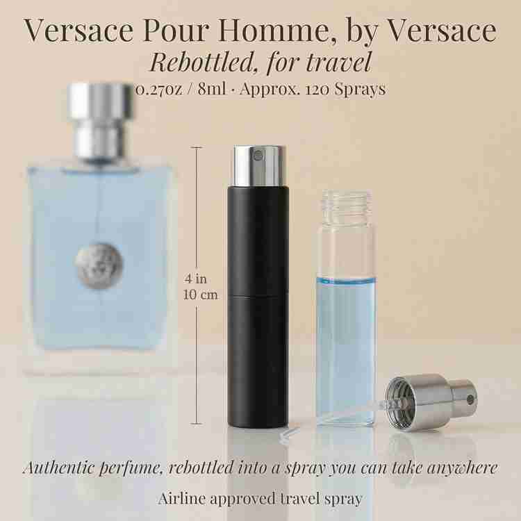 Versace Pour Homme Cologne by Versace Cologne 0.27 Oz Travel Spray