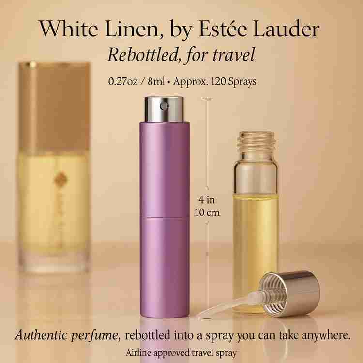 White Linen Perfume by Estee Lauder Perfume 0.27 Oz Travel Spray