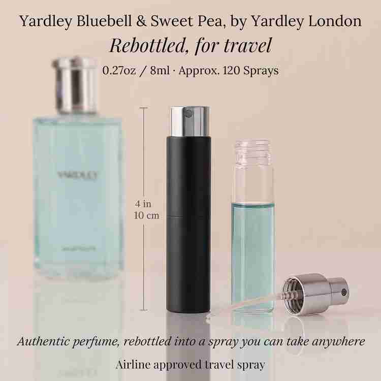 Yardley Bluebell & Sweet Pea Perfume by Yardley London Perfume 0.27 Oz Travel Spray