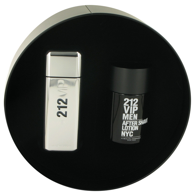 212 Vip Gift Set -- Gift Set - 3.4 oz Eau De Toilette Spray + 3.4 oz After Shave Lotion for Men