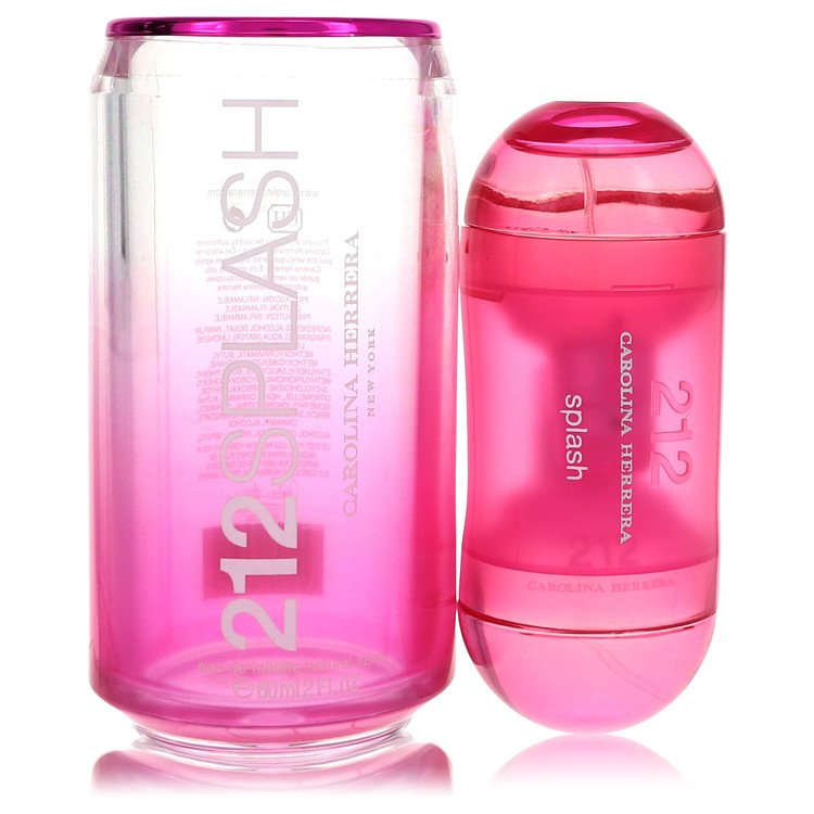 Carolina Herrera 212 Splash Perfume 2 oz EDT Spray (Pink) for Women