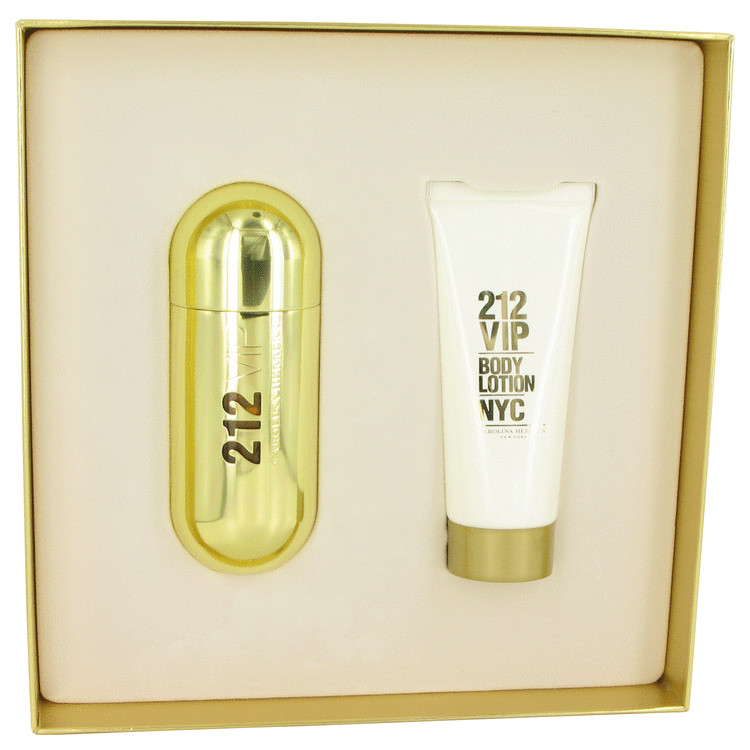 212 Vip Gift Set -- Gift Set - 2.7 oz Eau De Parfum Spray + 3.4 oz Body Lotion for Women
