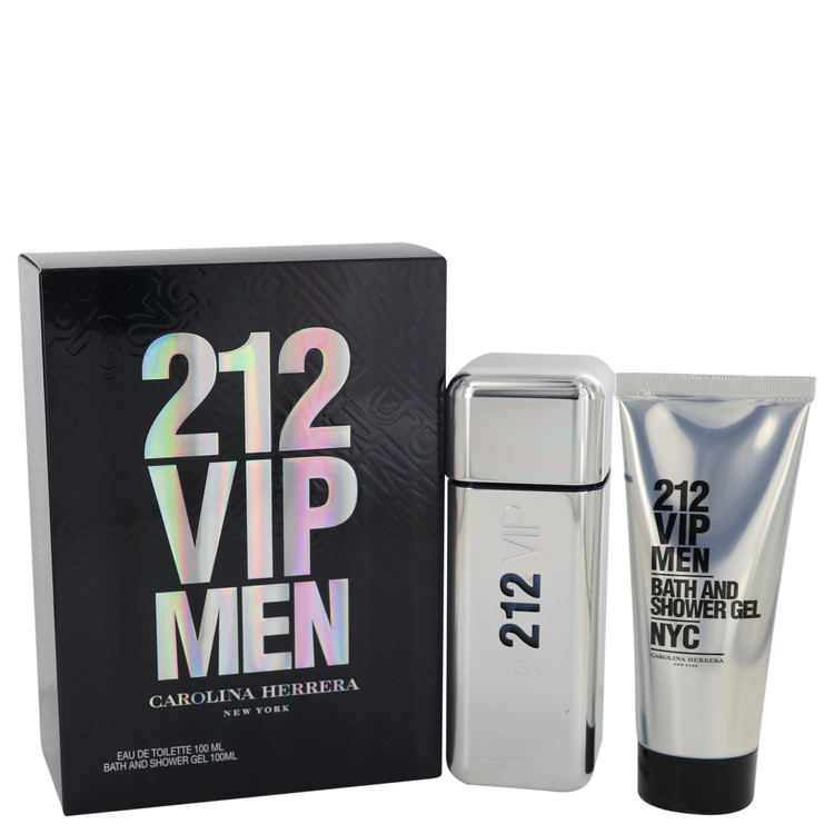 212 Vip Gift Set -- Gift Set - 3.4 oz Eau De Toilette Spray + 3.4 oz Shower Gel for Men