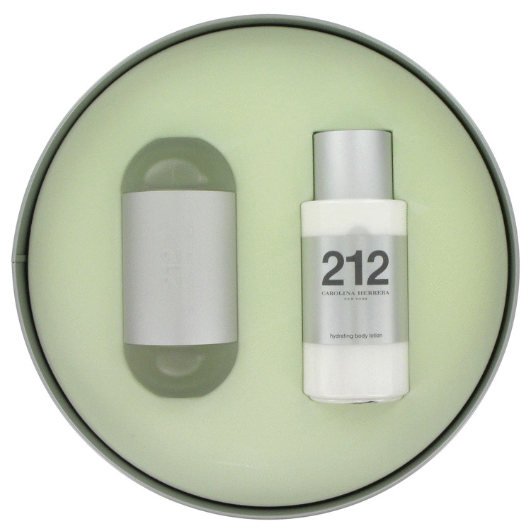 212 for Women, Gift Set (3.4 oz EDT Spray + 3.4 oz Body Lotion)