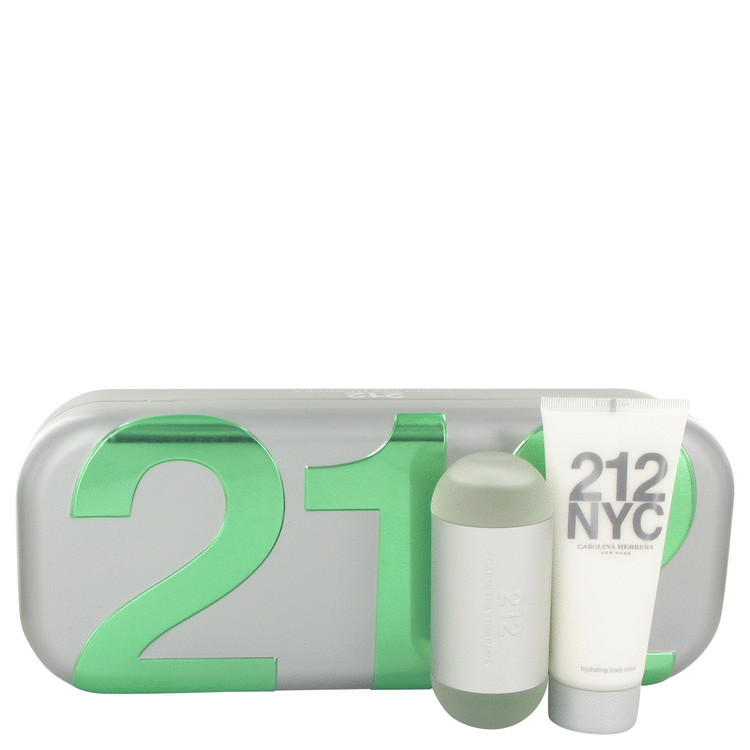 212 Gift Set -- Gift Set - 2 oz Eau De Toilette Spray + 3.4 oz Body Lotion for Women
