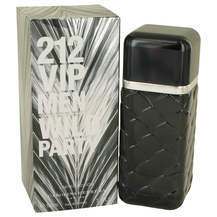212 Vip Wild Party Cologne by Carolina Herrera 100 ml EDT Spay for Men