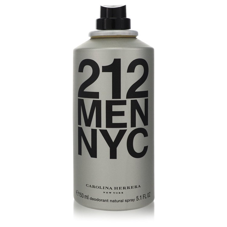 212 Cologne by Carolina Herrera 5 oz Deodorant Spray (Tester)
