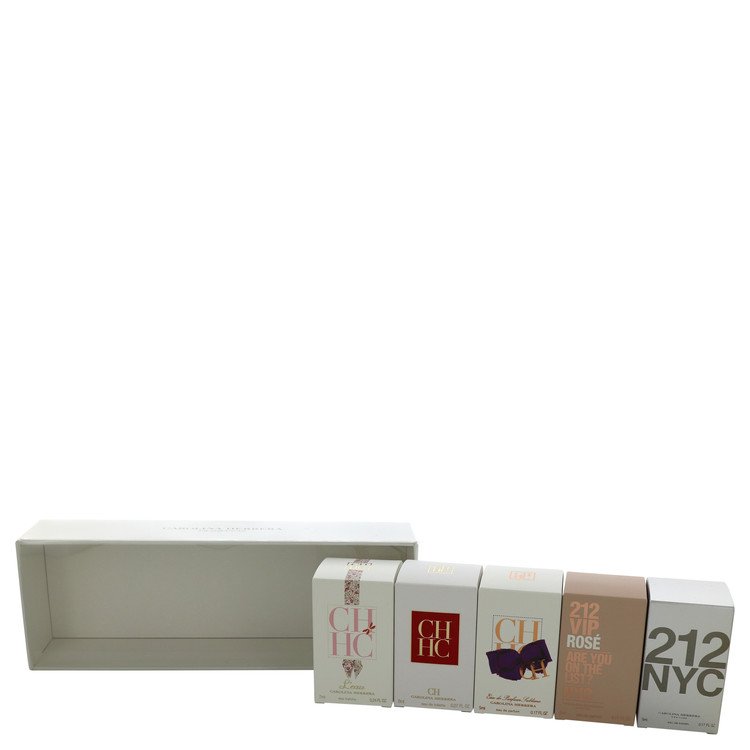 212 for Women, Gift Set (Deluxe Travel Gift Set Includes .24 oz CH L'eau, .27 oz CH, .17 oz Ch EDP Sublime,.17 oz 212, and .17 oz 212 Vip Rose)