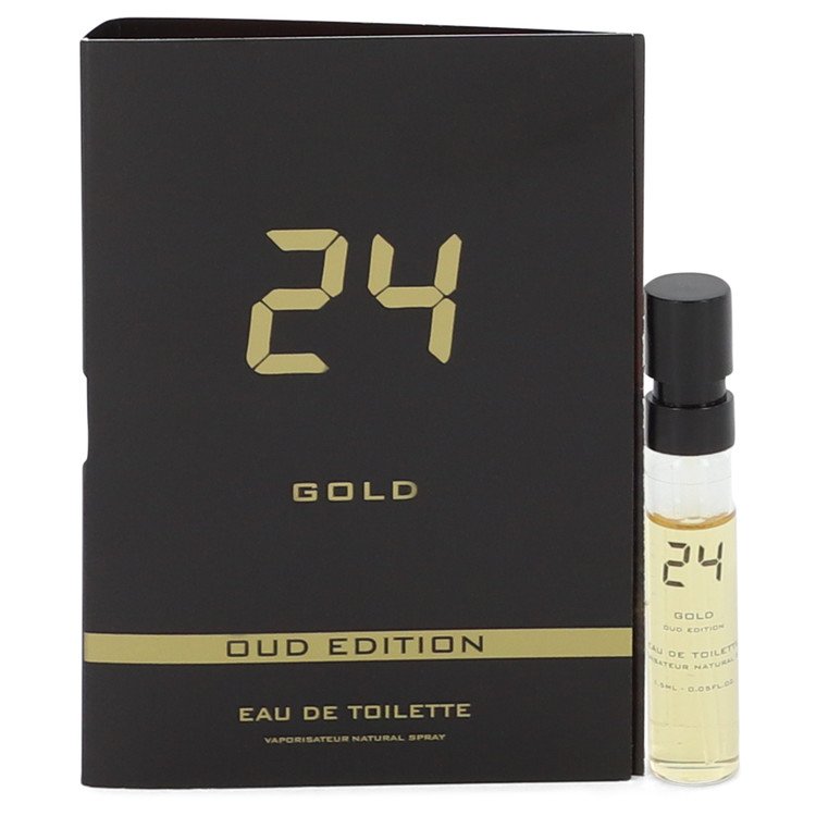24 Gold Oud Edition Cologne by ScentStory 0.05 oz Vial (sample)