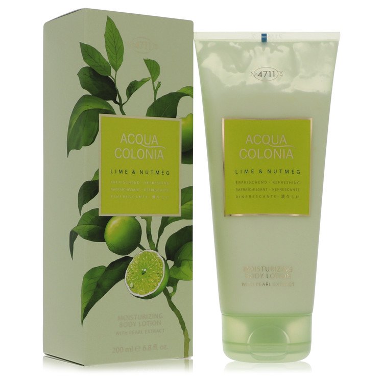 4711 Acqua Colonia Lime & Nutmeg by Maurer & Wirtz Women Body Lotion 6.8 oz Image