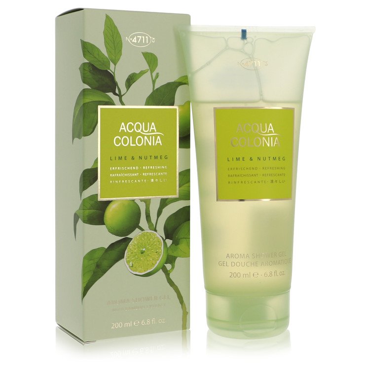 4711 Acqua Colonia Lime & Nutmeg Perfume 6.8 oz Shower Gel Guatemala