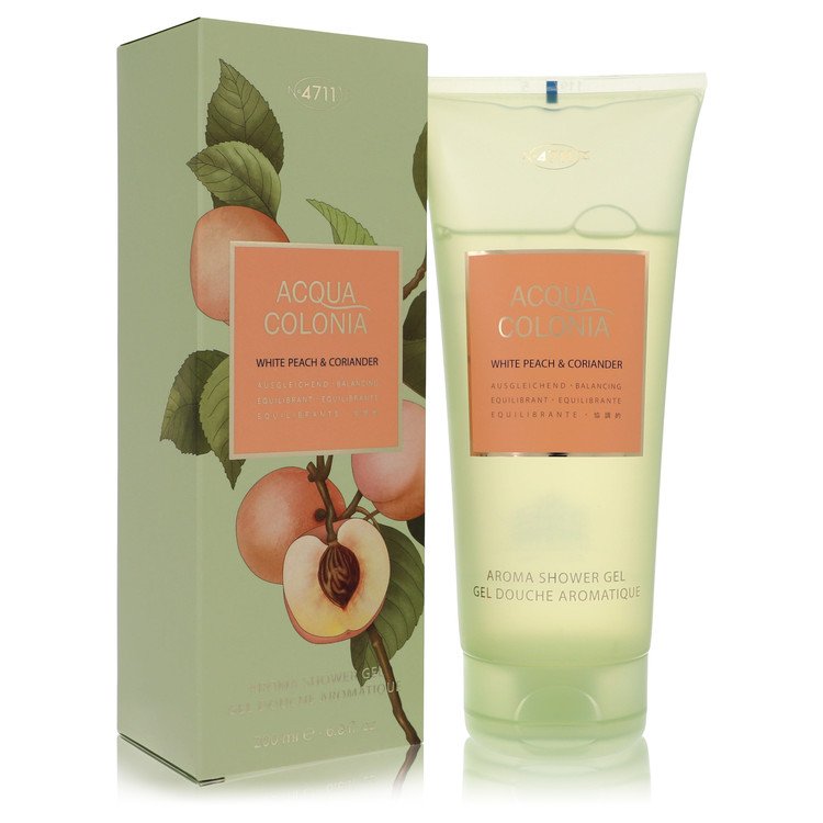 4711 Acqua Colonia White Peach & Coriander Perfume 6.8 oz Shower Gel Guatemala