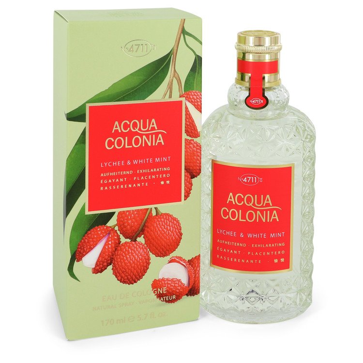 4711 Acqua Colonia Lychee & White Mint by 4711 - Eau De Cologne Spray (unisex) 5.7 oz 169 ml for Women