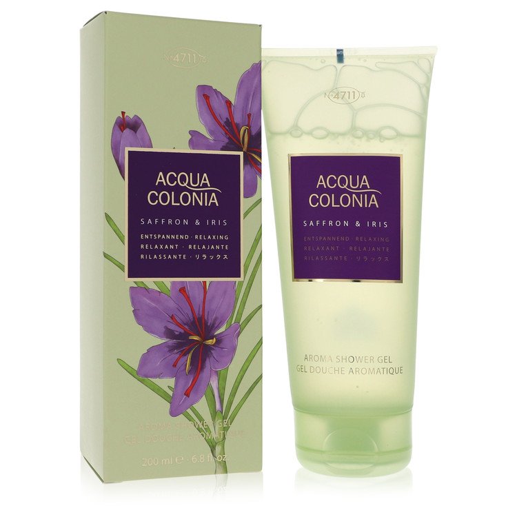 4711 Acqua Colonia Saffron & Iris by 4711 - Shower Gel 6.8 oz 200 ml for Women