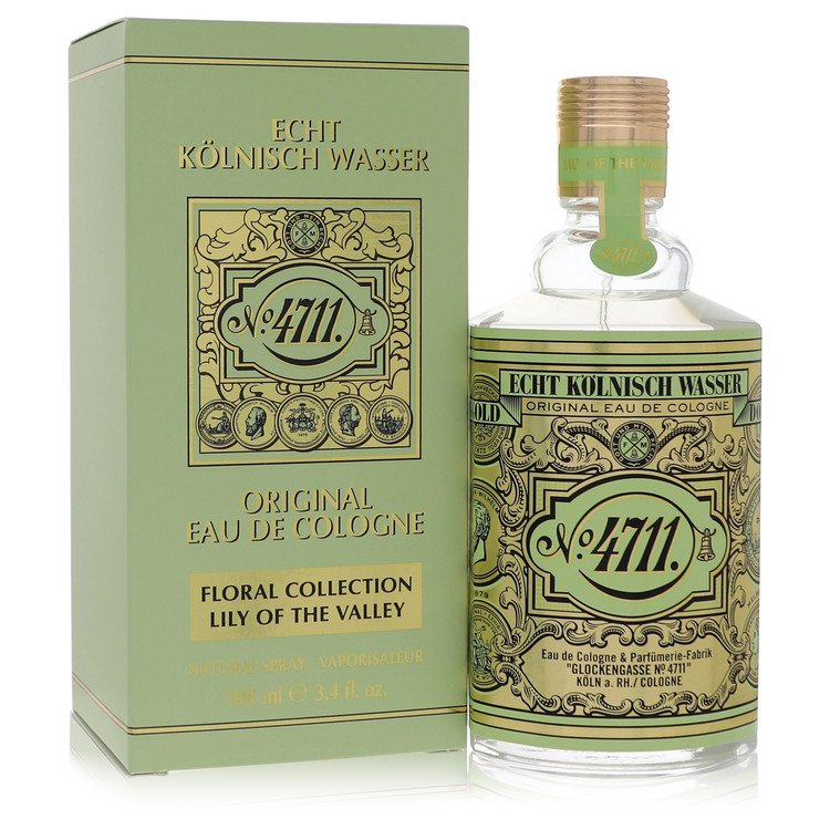 4711 Floral Collection Lily Of The Valley Cologne by 4711 3.4 oz Eau De Cologne Spray (Unisex)