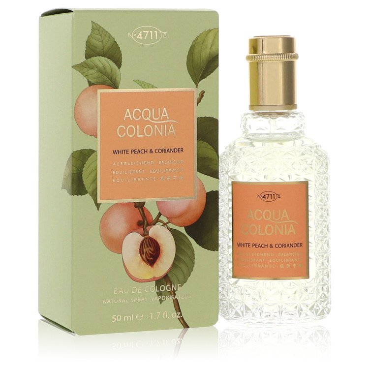 4711 Acqua Colonia White Peach & Coriander Perfume 1.7 oz Eau De Cologne Spray (Unisex) Guatemala