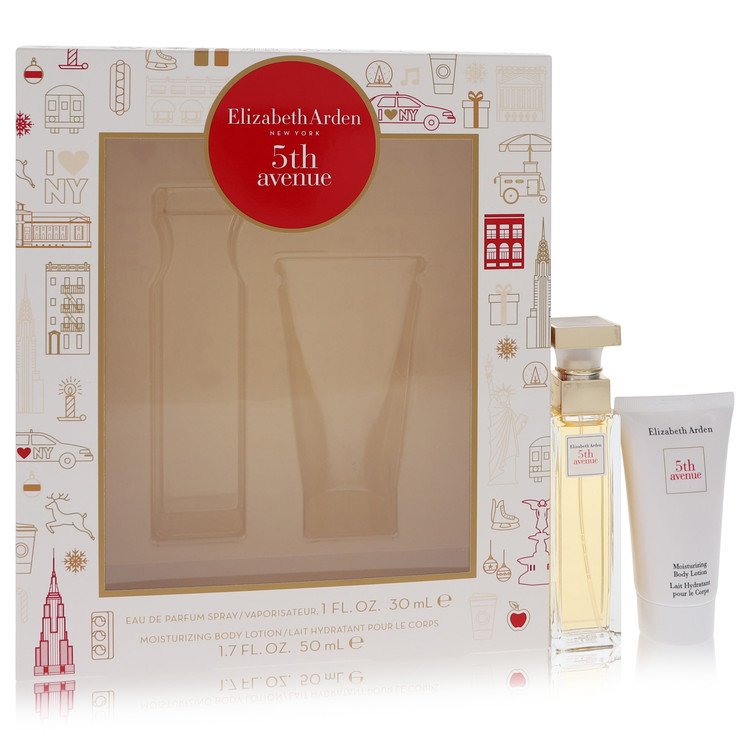Image Of 	5TH AVENUE by Elizabeth Arden Women Gift Set -- 1 oz Eau De Parfum Spray + 1.7 oz Body Lotion	