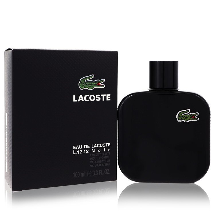 lacoste men's cologne black bottle