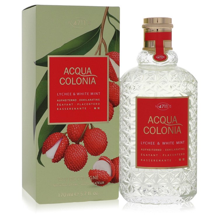 Authentic 4711 Acqua Colonia Lychee & White Mint Cologne Spray 3.4 oz Outlet Batch Verified Bottle