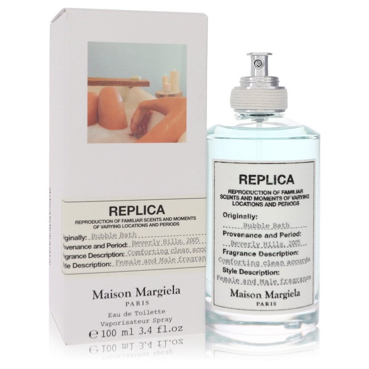 Authentic Maison Margiela Replica Bubble Bath Eau De Toilette Spray (Unisex) .33 oz Outlet Batch Verified Bottle