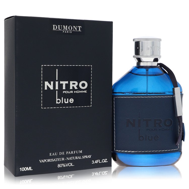 Authentic Dumont Paris Dumont Nitro Blue Eau De Parfum Spray 5 oz Outlet Batch Verified Bottle